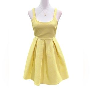 Zara yellow mini dress